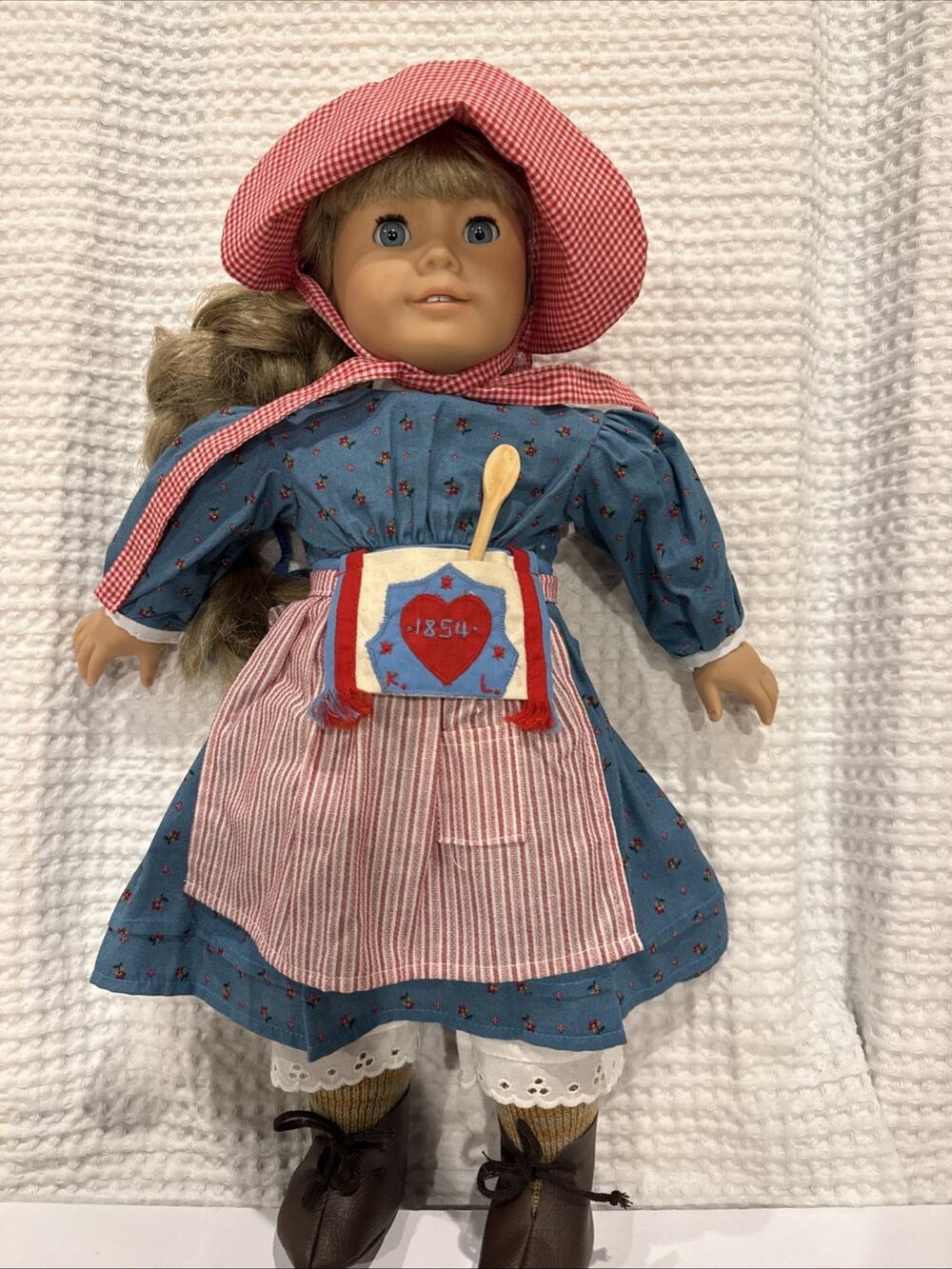 Vintage Pleasant Company Kirsten Larson American Girl Doll Meet Outfit Box